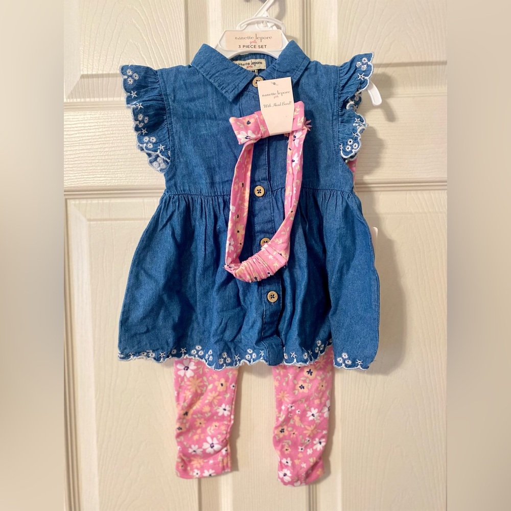 Nanette Lepore girls 3 piece set